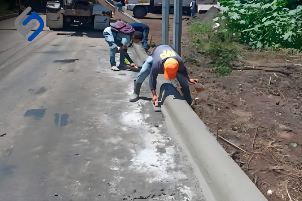 Colocación de concreto en Jocote Dulce
