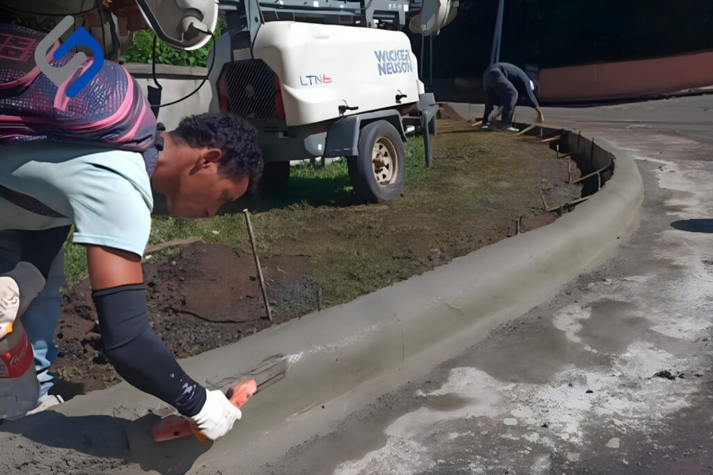Colocación de concreto en Jocote Dulce